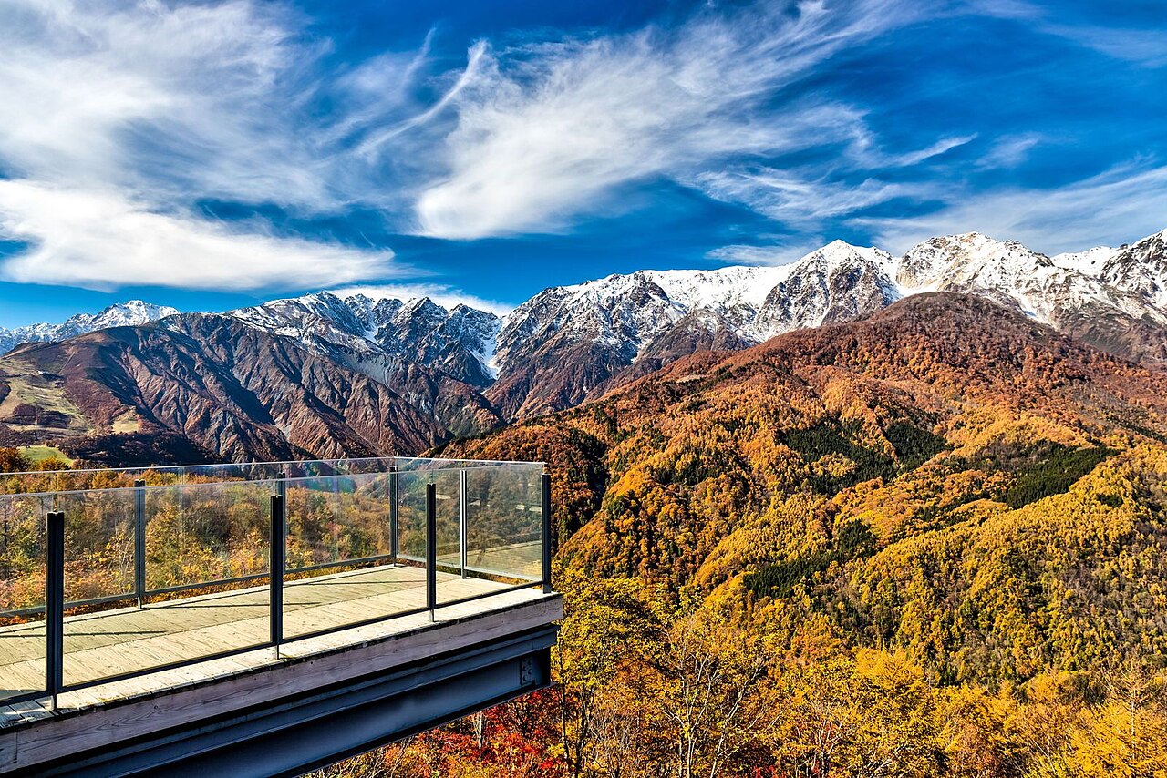 白馬岩岳から望む北アルプス